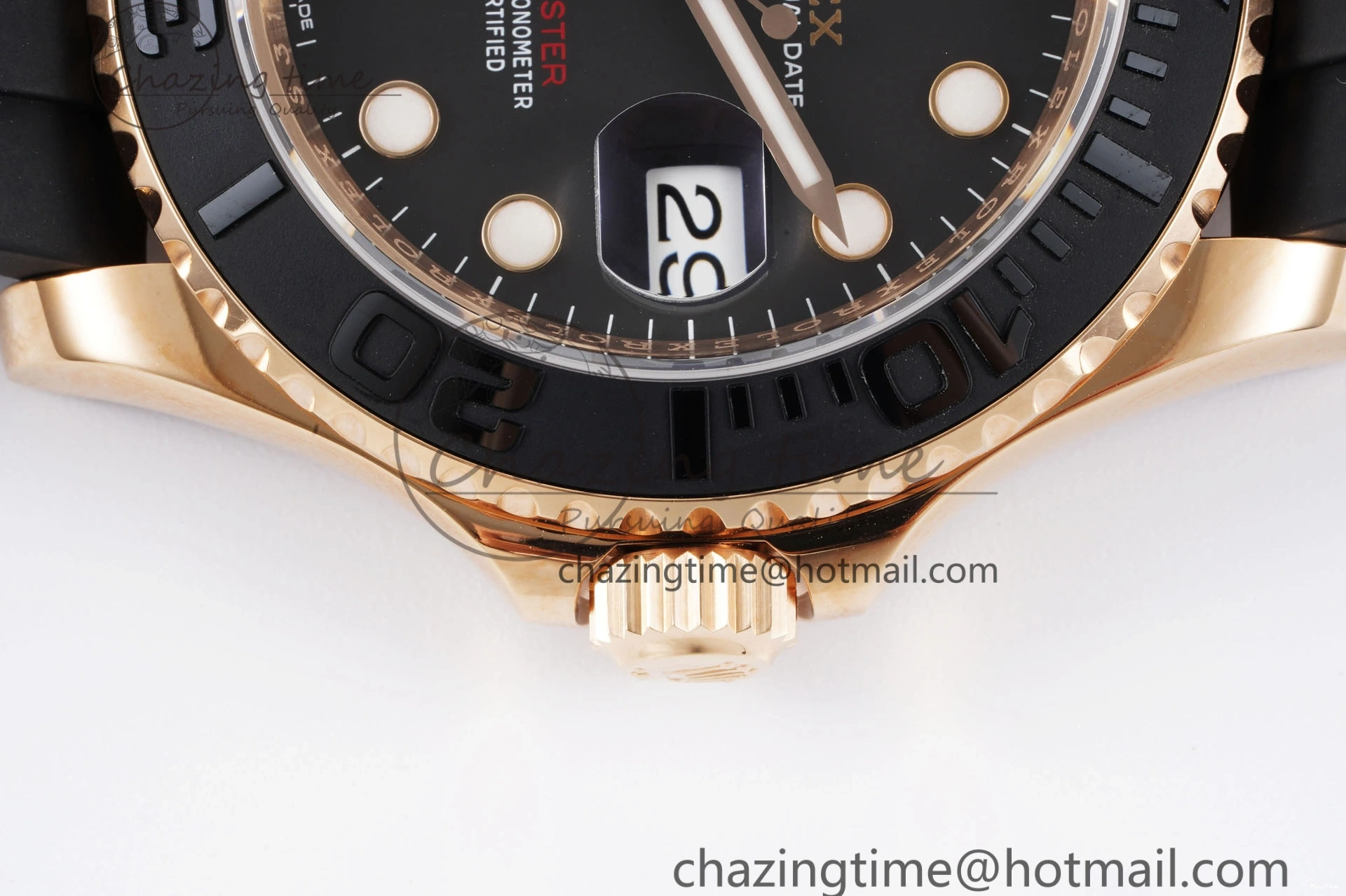 MiroTime 0508 Yacht-Master 116655 VSF 1:1 Best Edition Black Ceramic Bezel on Oysterflex Rubber Strap VS Practical 2096